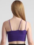 ONLY One Shoulder Cotton Cropped Fitted Top