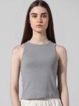 ONLY Onl Uexring Sleeveless Ribbed Fitted Top