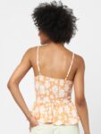 ONLY Orange Floral Print Top