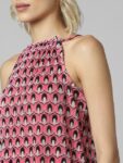 ONLY Printed Halter Neck Crop Top