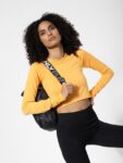 ONLY Round Neck Long Sleeves Crop Top