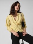 ONLY Shirt Collar Casual Shirt Style Top