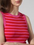 ONLY Striped Sleeveless Knitted Top