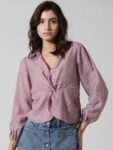 ONLY Twisted Detail Shirt Style Top