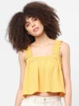 ONLY Yellow Crop Top