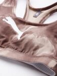 Puma Mauve Printed Dri-Fit Lightly Padded Sustainable Bra 52030646-Dusty Plum-Rose Quartz AOP