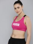 Puma Typography Full Coverage Heavily Padded Fit Mid Impact Training Sustainable Bra 52219264