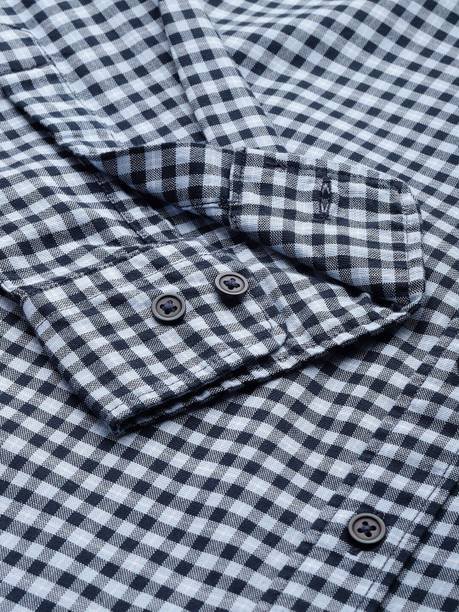 LEVI'S Men Checkered Casual Blue Shirt