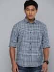 LEVI’S Men Checkered Casual Blue Shirt