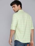 LEVI’S Men Checkered Casual Green Shirt