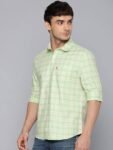 LEVI’S Men Checkered Casual Green Shirt