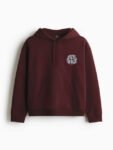 H&M Loose Fit Printed Hoodie