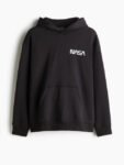 H&M Loose Fit Printed Hoodie