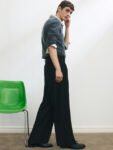 H&M Loose Fit Tailored Trousers