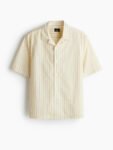 H&M Men Cuban Collar Regular Fit Cotton Resort Shirt