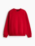 H&M Men Loose Fit Round Neck Full Sleeve Pullover Sweatshirt
