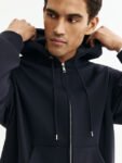 H&M Men Loose Fit Zip-Through Hooded sweatshirt