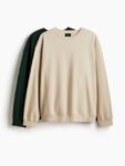 H&M Men Pack Of 2 Loose Fit Sweatshirts