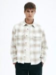 H&M Men Regular Fit Flannel Overshirt