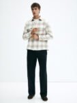 H&M Men Regular Fit Flannel Overshirt