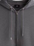 H&M Men Regular Fit Hoodie Pure Cotton Front-Open Sweatshirts
