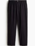H&M Regular Fit Cropped Cotton Trousers