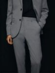 H&M Slim Fit Suit Trousers